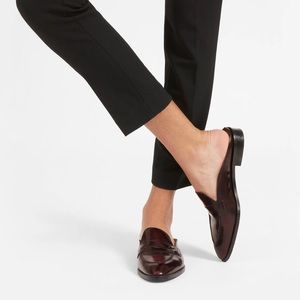 Everlane Modern Penny Loafer Mule in Burgundy Leather